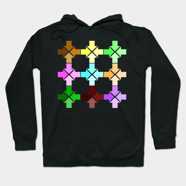 colorful arrows Hoodie by Geomhectic